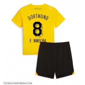 Borussia Dortmund Felix Nmecha #8 Primera Equipación Niños 2023-24 Manga Corta (+ Pantalones cortos)